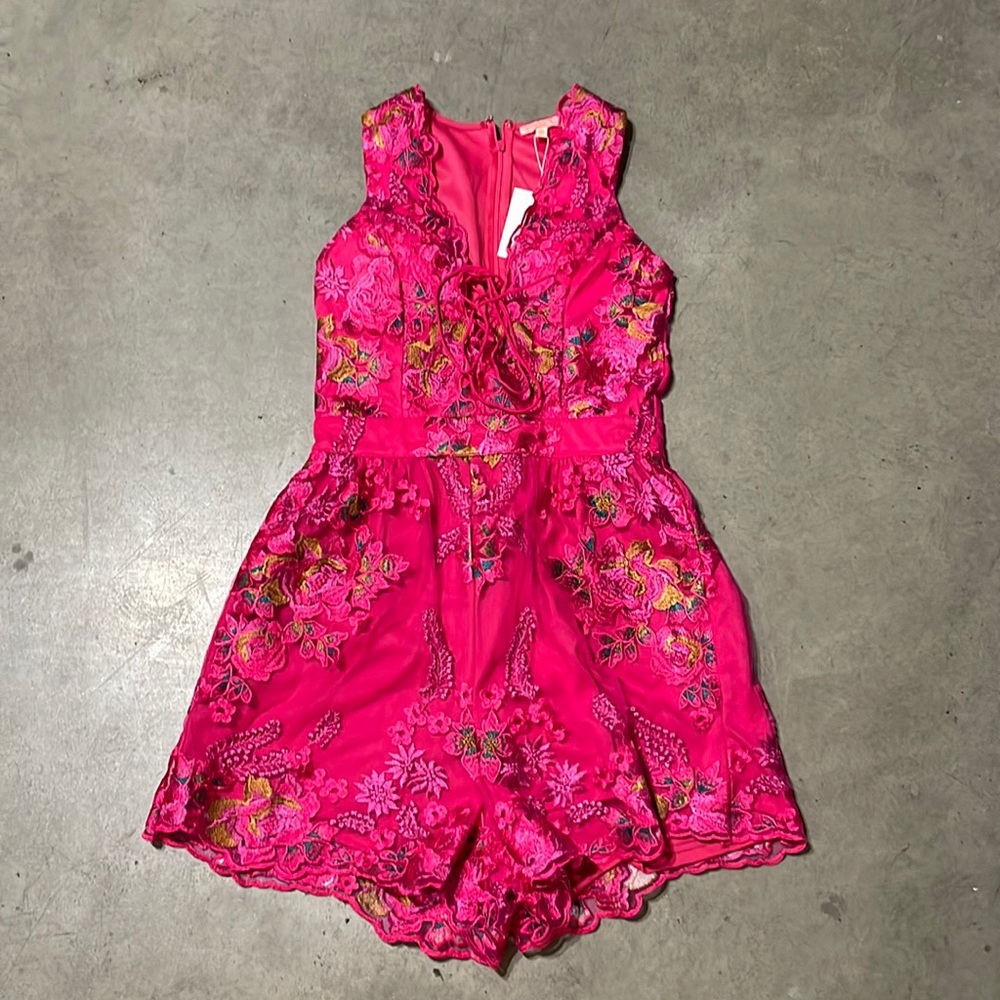 Woman’s floral romper